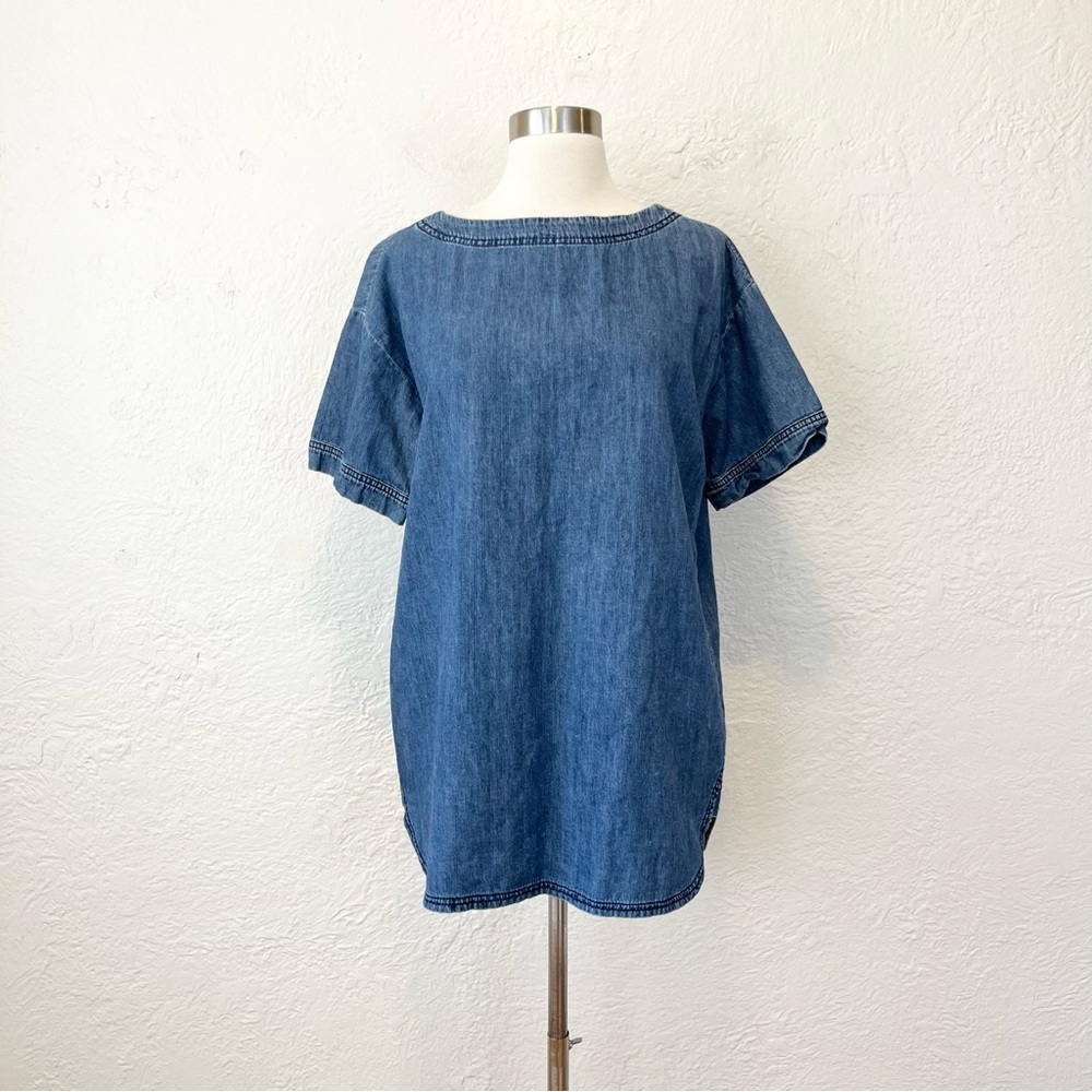 BDG Urban Outfitters Tunic Top Oversized Blue Denim XS